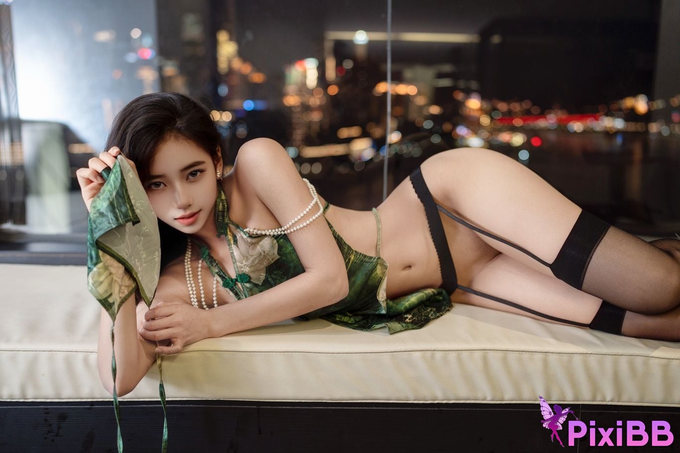 XR Uncensored Shi Anan R18 XIUREN model cheongsam PixiBB.COM 063