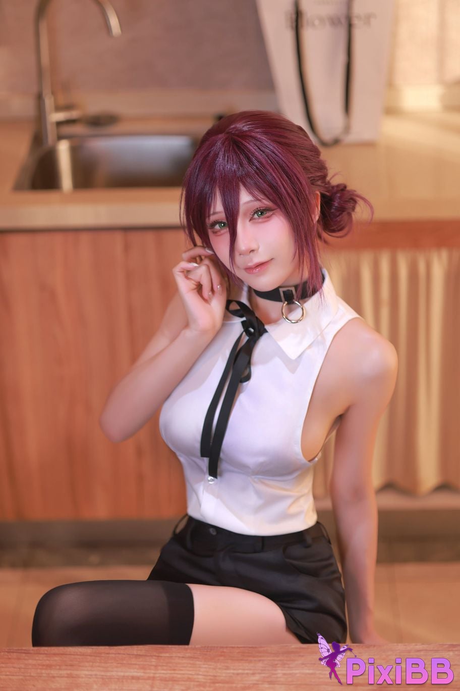 Cosplayer shuimiao Aqua T2 Reze Chainsaw Man PixiBB.COM 001