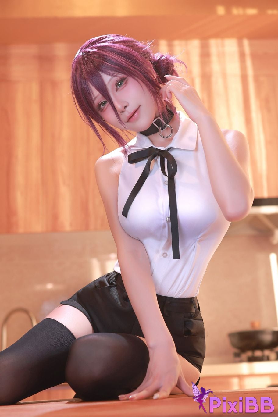 Cosplayer shuimiao Aqua T2 Reze Chainsaw Man PixiBB.COM 010