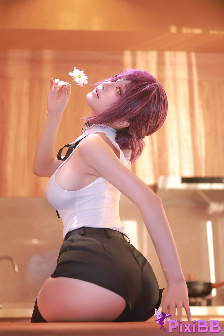 Cosplayer shuimiao Aqua T2 Reze Chainsaw Man PixiBB.COM 015