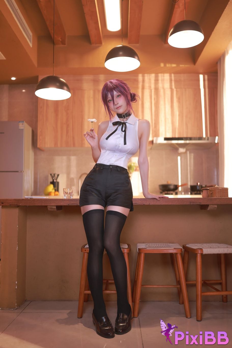 Cosplayer shuimiao Aqua T2 Reze Chainsaw Man PixiBB.COM 017