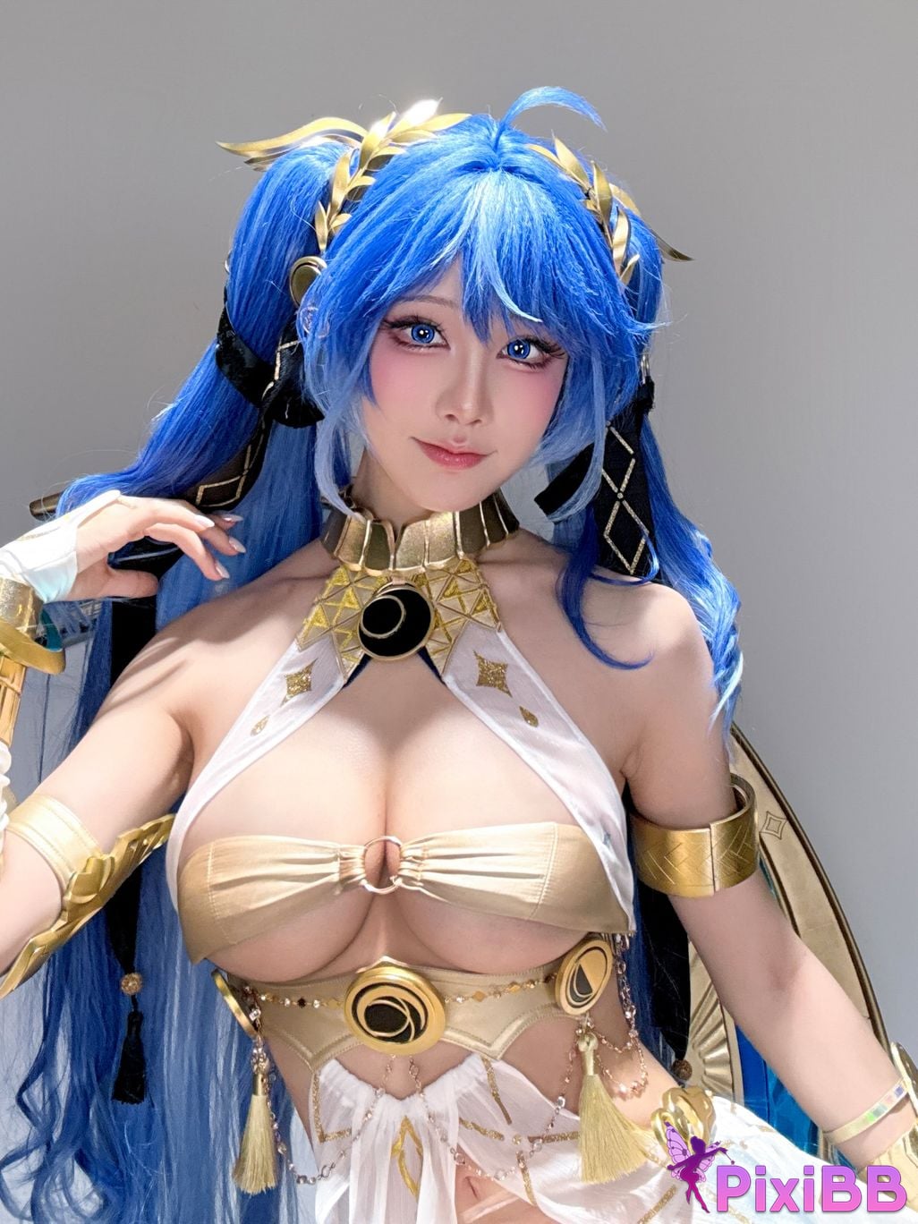 Cosplayer shuimiao Aqua Selfie Tier Luno PixiBB.COM 002