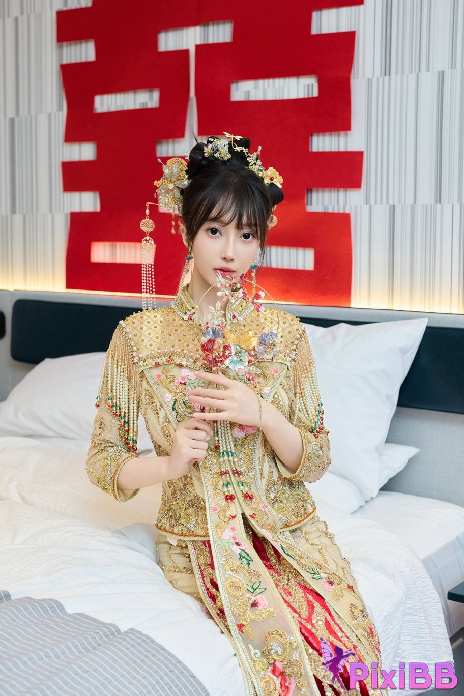 No watermark for in app purchases Yueer Yue er XIUREN model Sexy Xiuhe clothing PixiBB.COM 009