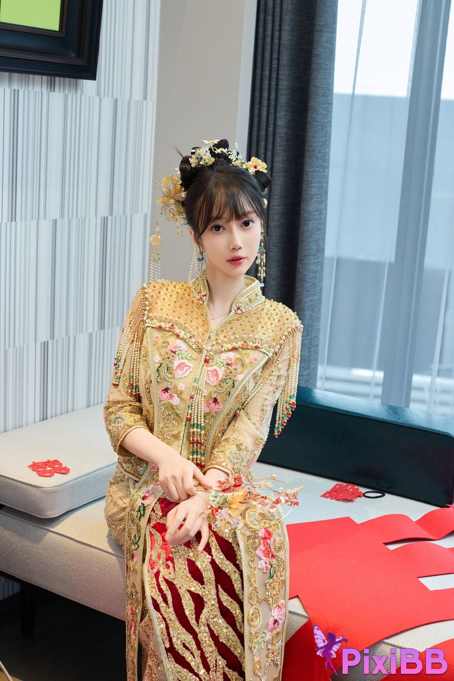 No watermark for in app purchases Yueer Yue er XIUREN model Sexy Xiuhe clothing PixiBB.COM 013