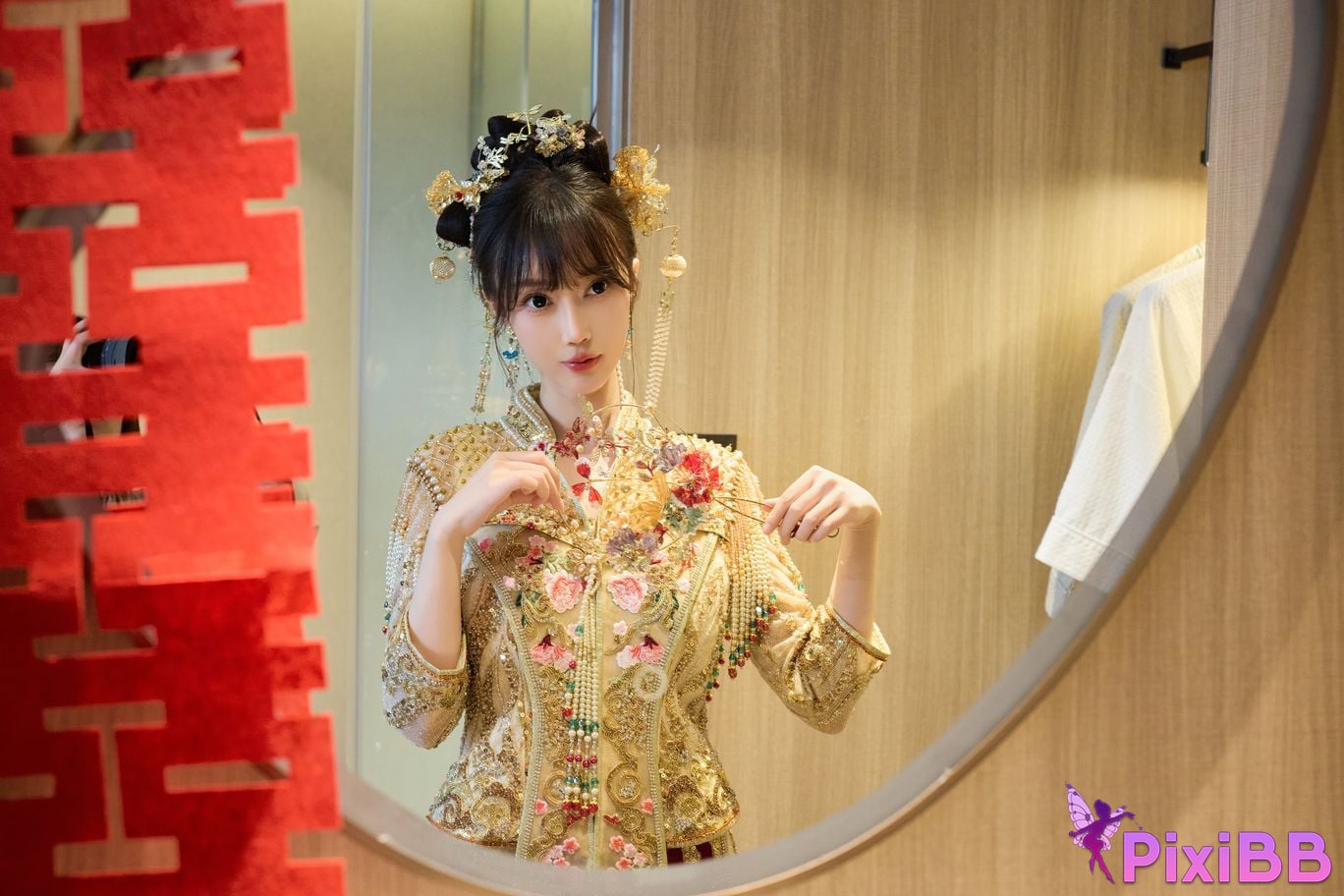 No watermark for in app purchases Yueer Yue er XIUREN model Sexy Xiuhe clothing PixiBB.COM 024