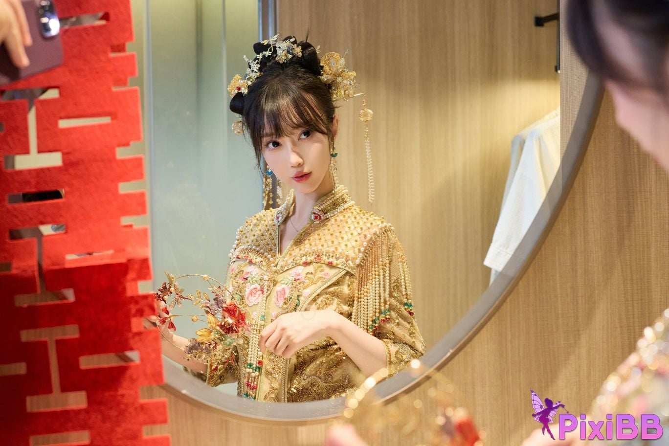 No watermark for in app purchases Yueer Yue er XIUREN model Sexy Xiuhe clothing PixiBB.COM 025