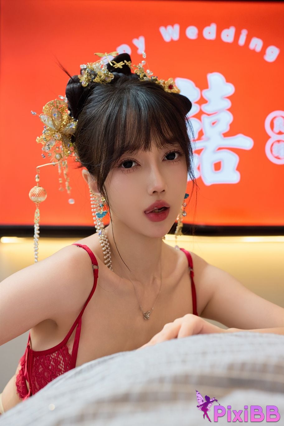 No watermark for in app purchases Yueer Yue er XIUREN model Sexy Xiuhe clothing PixiBB.COM 051