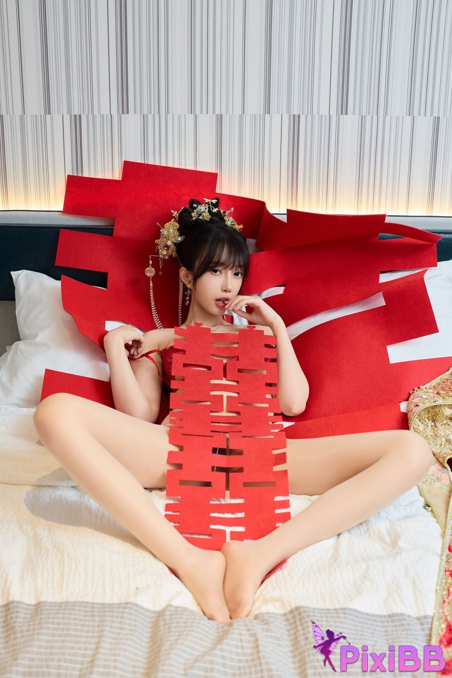 No watermark for in app purchases Yueer Yue er XIUREN model Sexy Xiuhe clothing PixiBB.COM 067