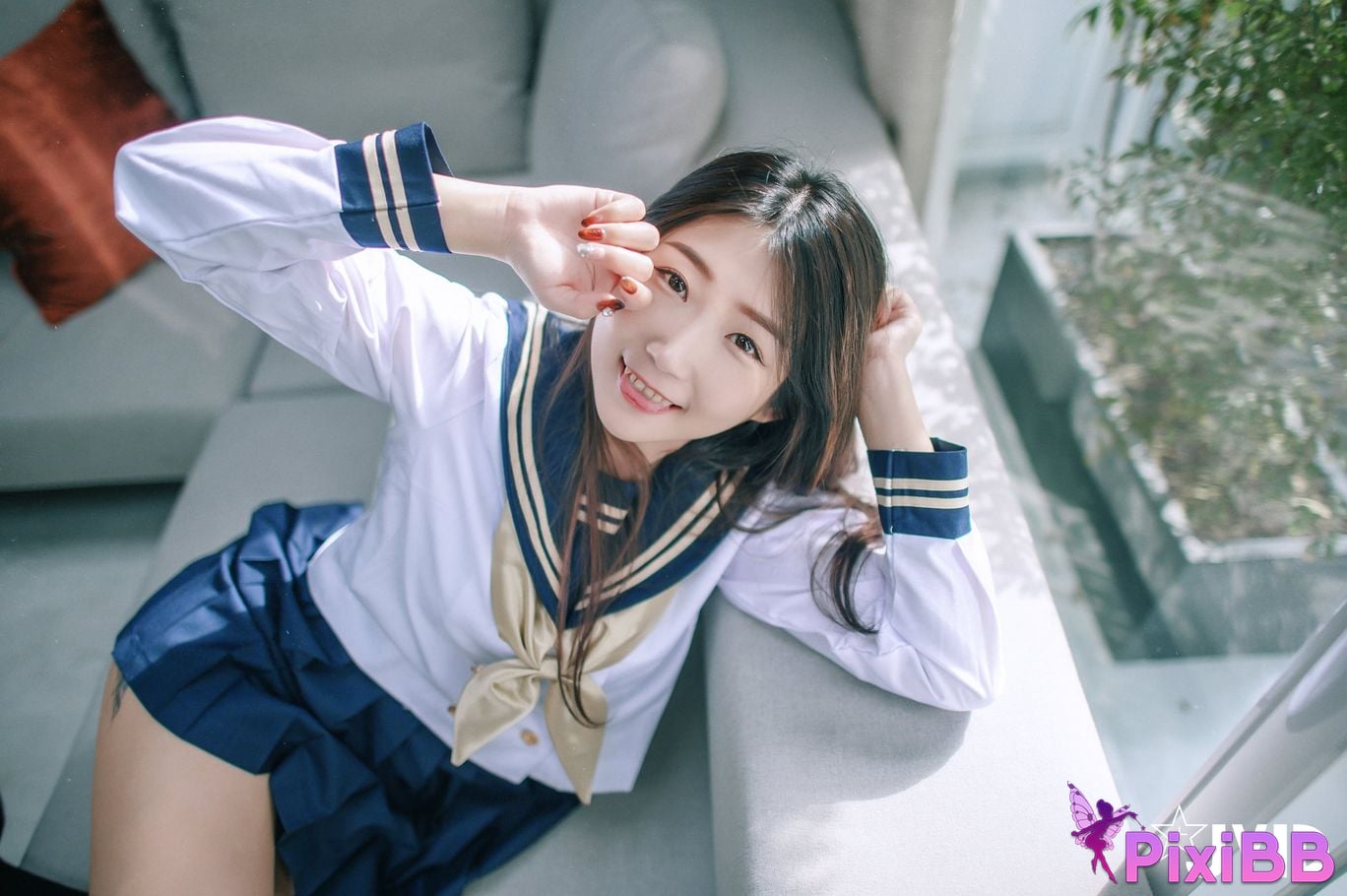 JVID meat buns Mini Tong Yan Ju Ru De Xue Sheng Mei Rou Bao Fang Ke Hou Te Shu Da Gong Fu Wu PixiBB.COM 025