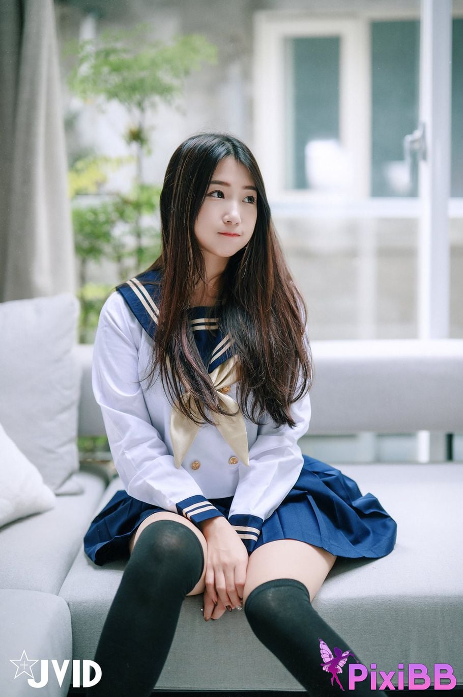 JVID meat buns Mini Tong Yan Ju Ru De Xue Sheng Mei Rou Bao Fang Ke Hou Te Shu Da Gong Fu Wu PixiBB.COM 028