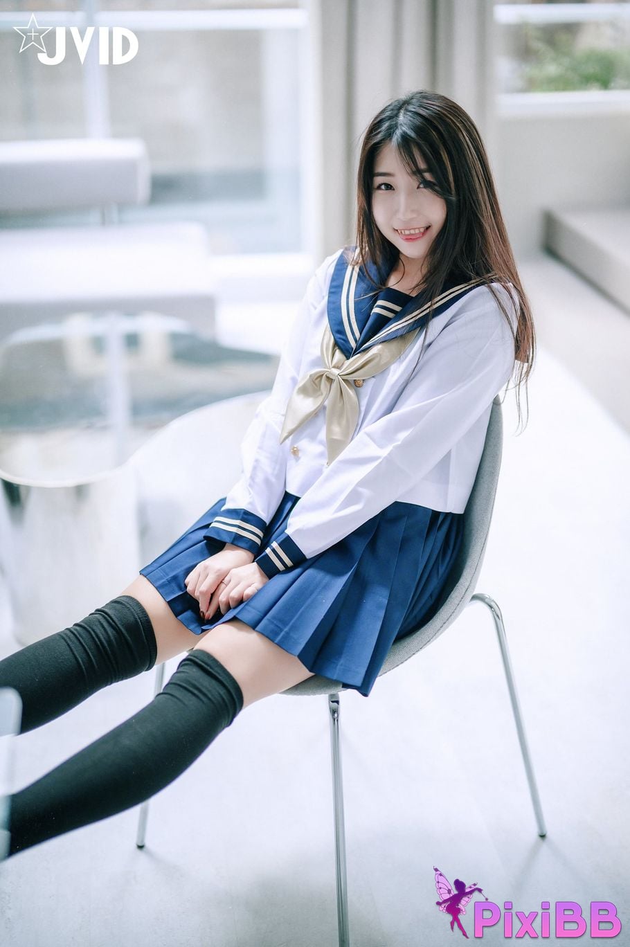 JVID meat buns Mini Tong Yan Ju Ru De Xue Sheng Mei Rou Bao Fang Ke Hou Te Shu Da Gong Fu Wu PixiBB.COM 031