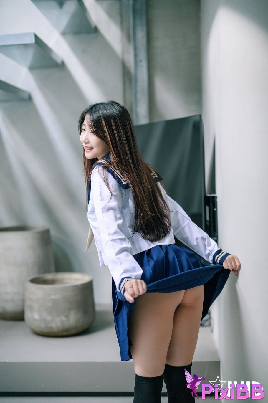 JVID meat buns Mini Tong Yan Ju Ru De Xue Sheng Mei Rou Bao Fang Ke Hou Te Shu Da Gong Fu Wu PixiBB.COM 050