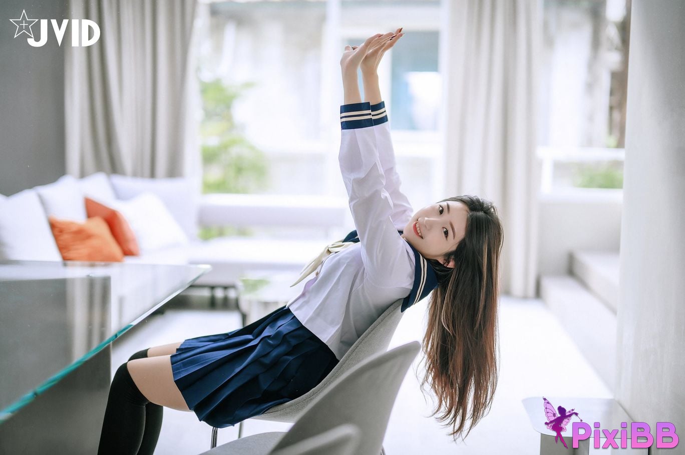 JVID meat buns Mini Tong Yan Ju Ru De Xue Sheng Mei Rou Bao Fang Ke Hou Te Shu Da Gong Fu Wu PixiBB.COM 058