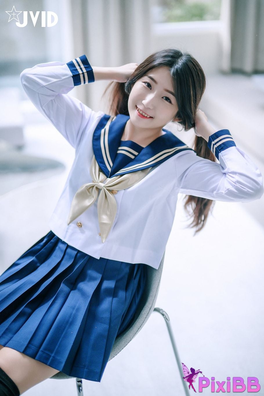 JVID meat buns Mini Tong Yan Ju Ru De Xue Sheng Mei Rou Bao Fang Ke Hou Te Shu Da Gong Fu Wu PixiBB.COM 084