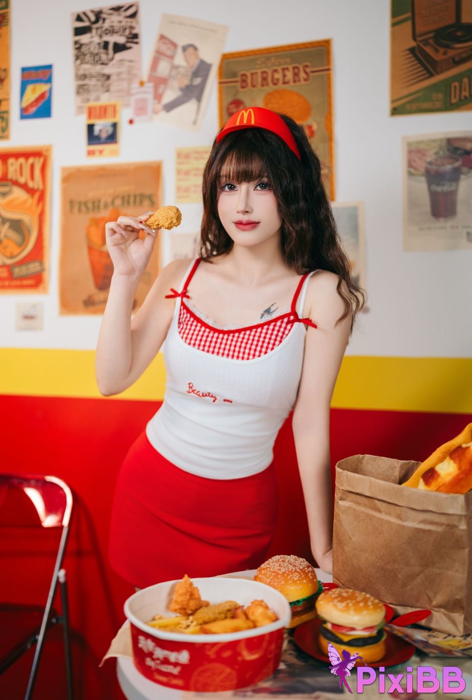 Cosplayer Deer eight years old Maimen working diary PixiBB.COM 012