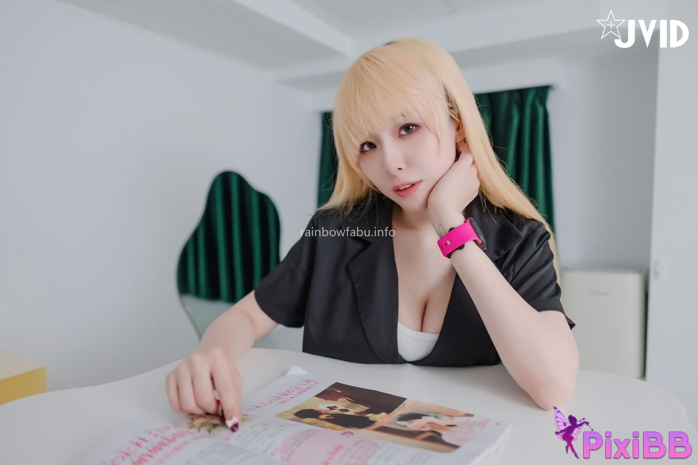 JVID Li Fei Er super breasts Icup Japanese tutor Dong Yang Wen Hua Si Mi Shi Jing Jiao Xue Bian Zhan Chao Kuai PixiBB.COM 022