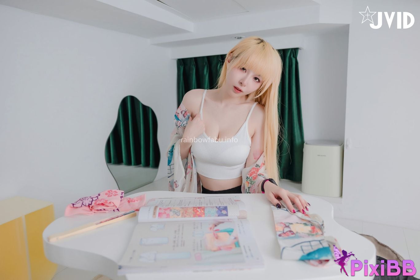 JVID Li Fei Er super breasts Icup Japanese tutor Dong Yang Wen Hua Si Mi Shi Jing Jiao Xue Bian Zhan Chao Kuai PixiBB.COM 061