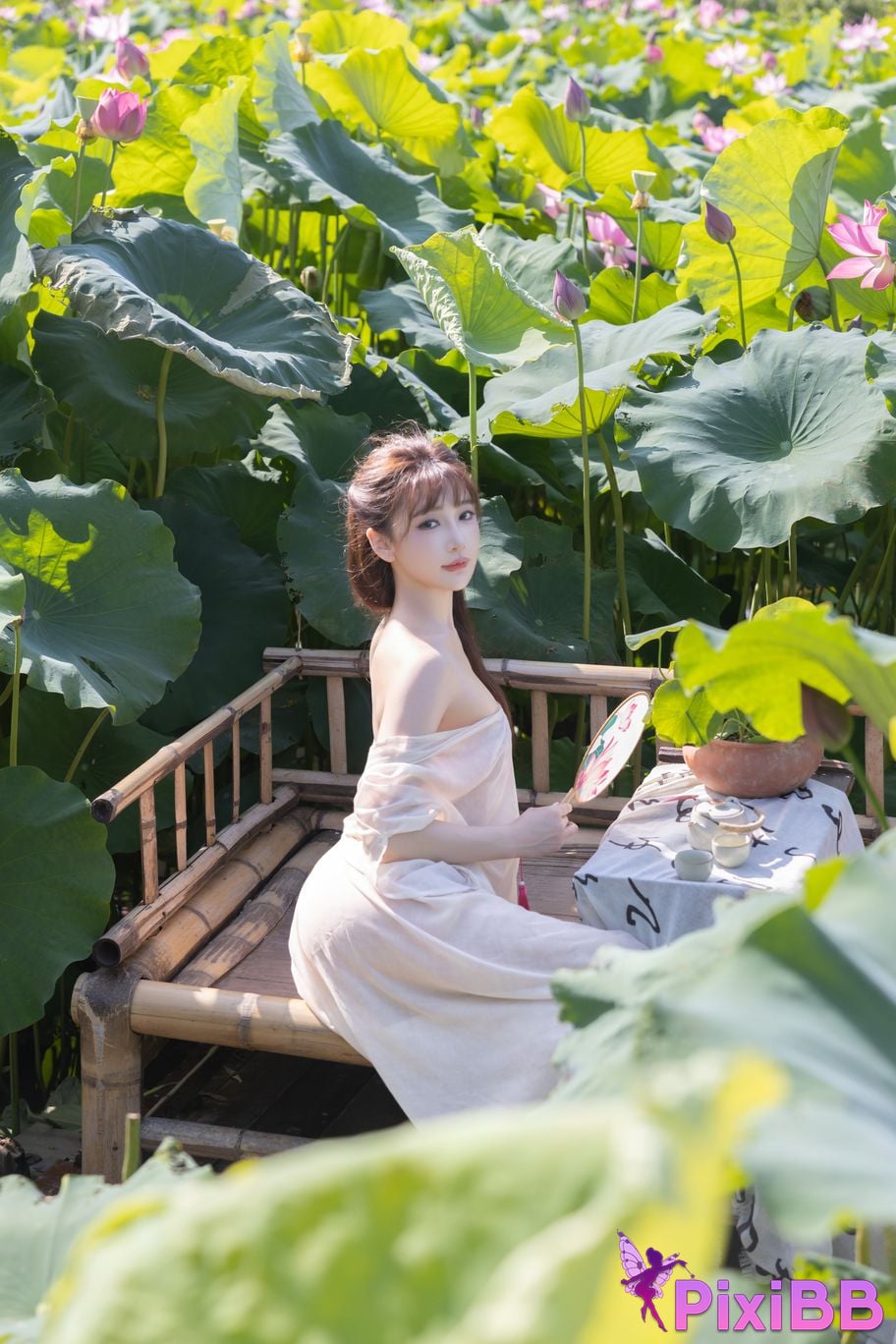 No watermark for in app purchases Lu Xuan Xuanxuan XIUREN model lotus PixiBB.COM 057