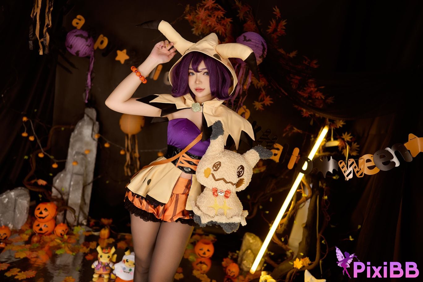 Cosplayer ZinieQ Pokemon acerola halloween PixiBB.COM 005