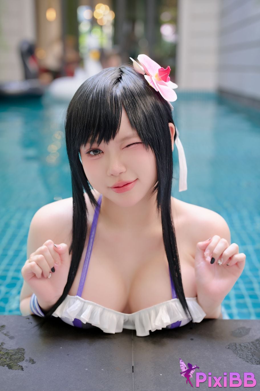 Cosplayer ZinieQ Tifa Swimsuit FF VII PixiBB.COM 003