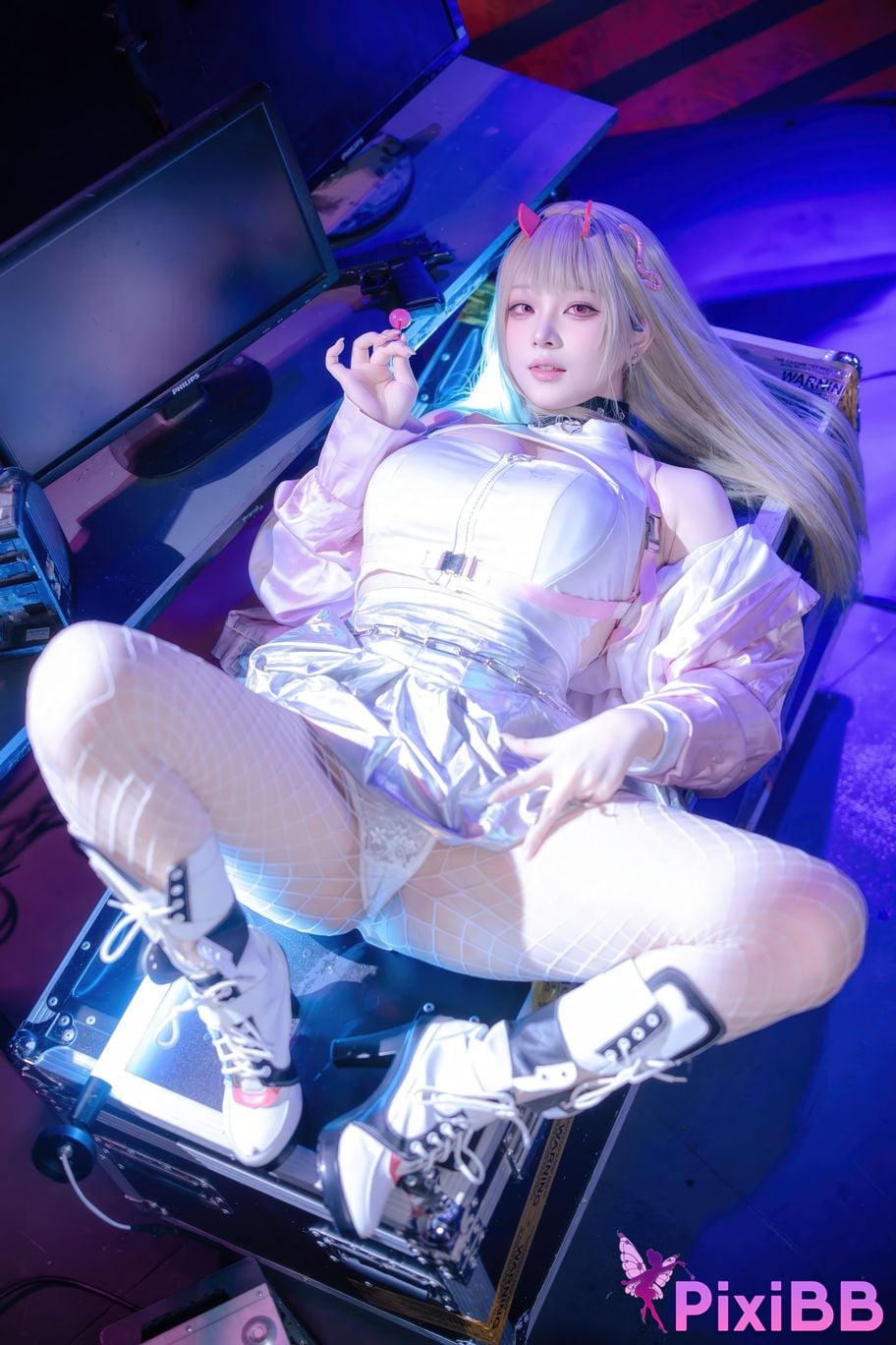 Cosplayer Island fish goddess of victory Nikki poisonous snake PixiBB.COM 017