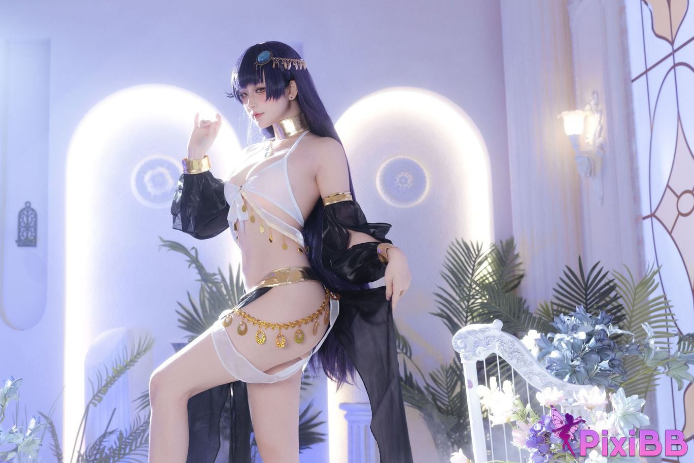 Cosplayer Island fish Azuma fan dancer azur lane PixiBB.COM 004