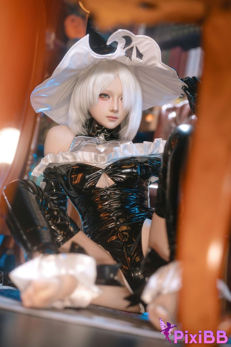 Cosplayer Island fish Neil Mechanical Era 2B Halloween witch fanfic PixiBB.COM 063