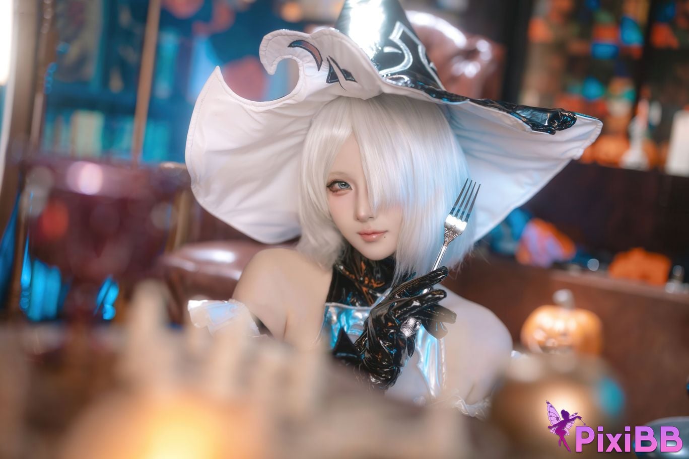 Cosplayer Island fish Neil Mechanical Era 2B Halloween witch fanfic PixiBB.COM 066