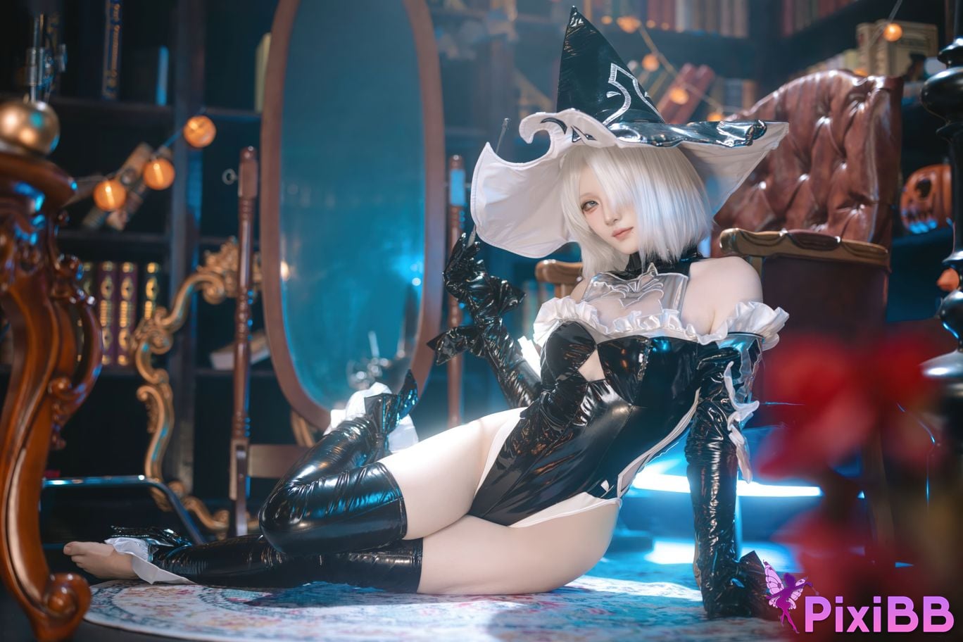 Cosplayer Island fish Neil Mechanical Era 2B Halloween witch fanfic PixiBB.COM 070