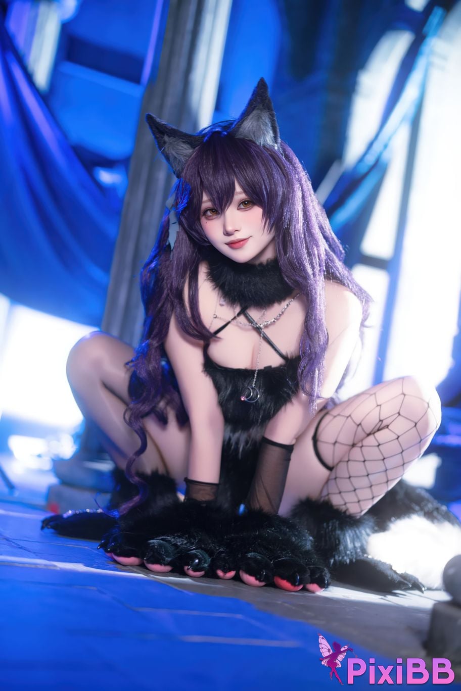 Cosplayer Island fish azur lane Atago werewolf PixiBB.COM 008