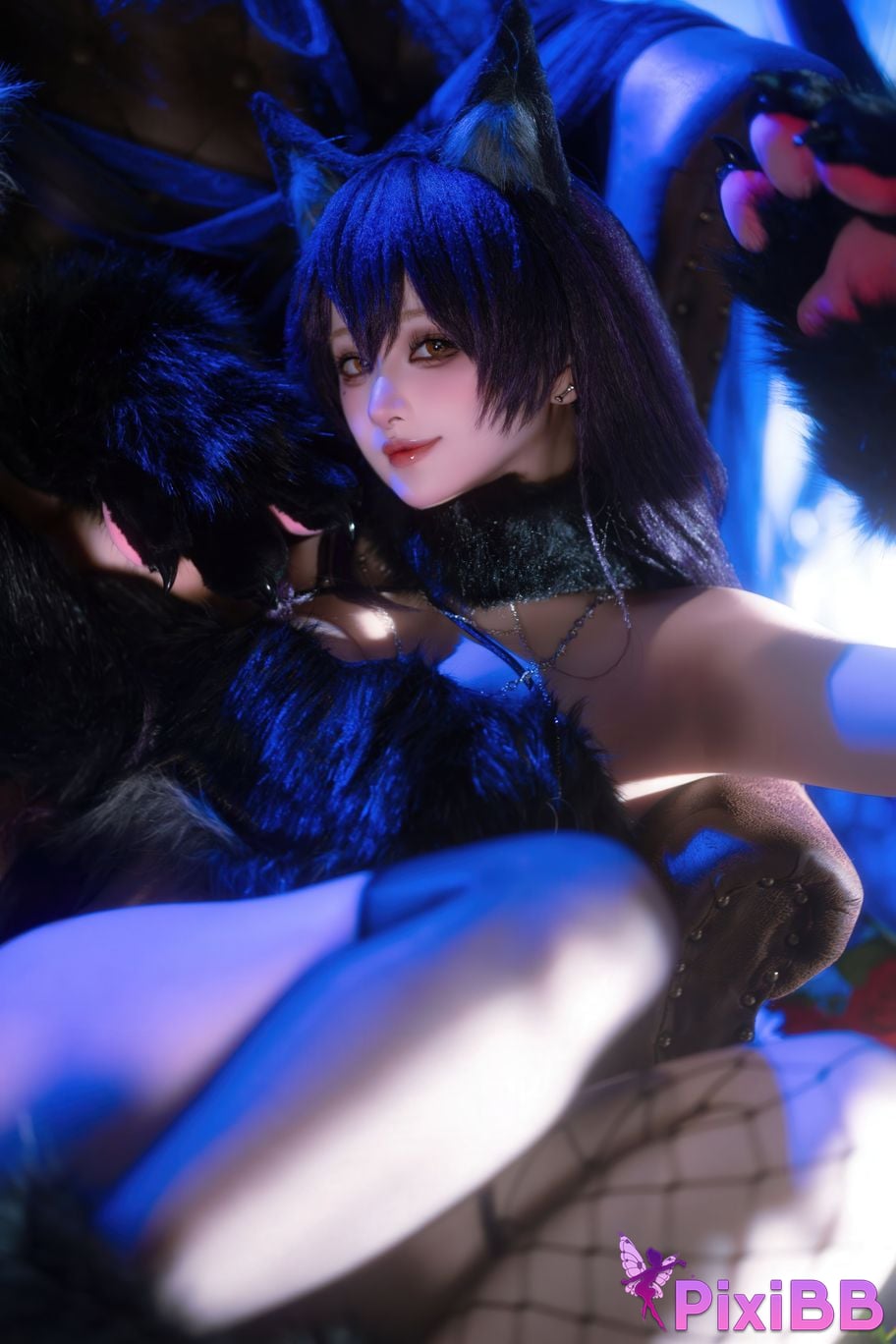 Cosplayer Island fish azur lane Atago werewolf PixiBB.COM 013