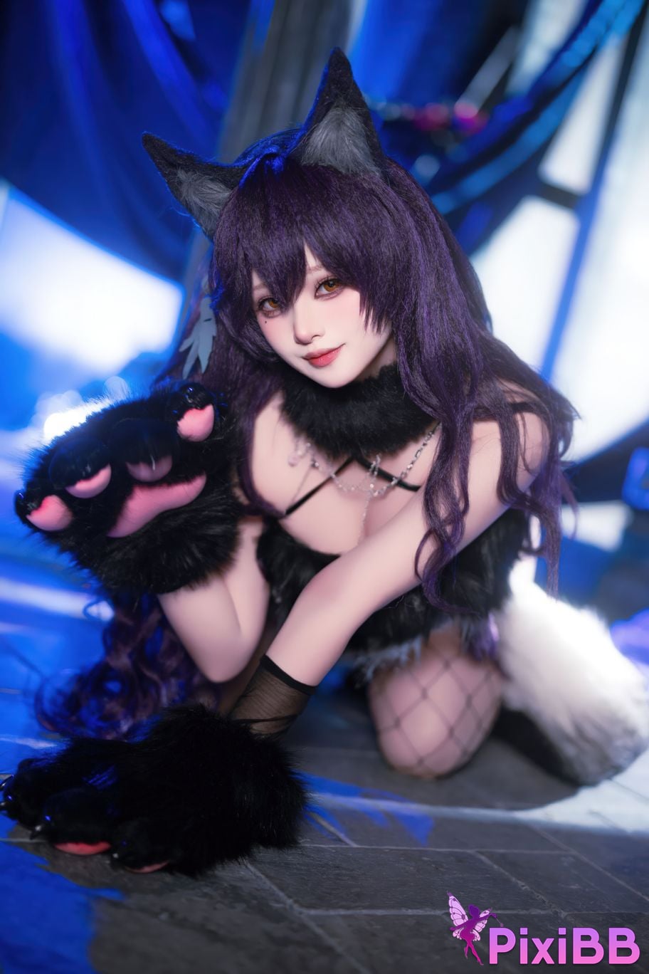 Cosplayer Island fish azur lane Atago werewolf PixiBB.COM 017