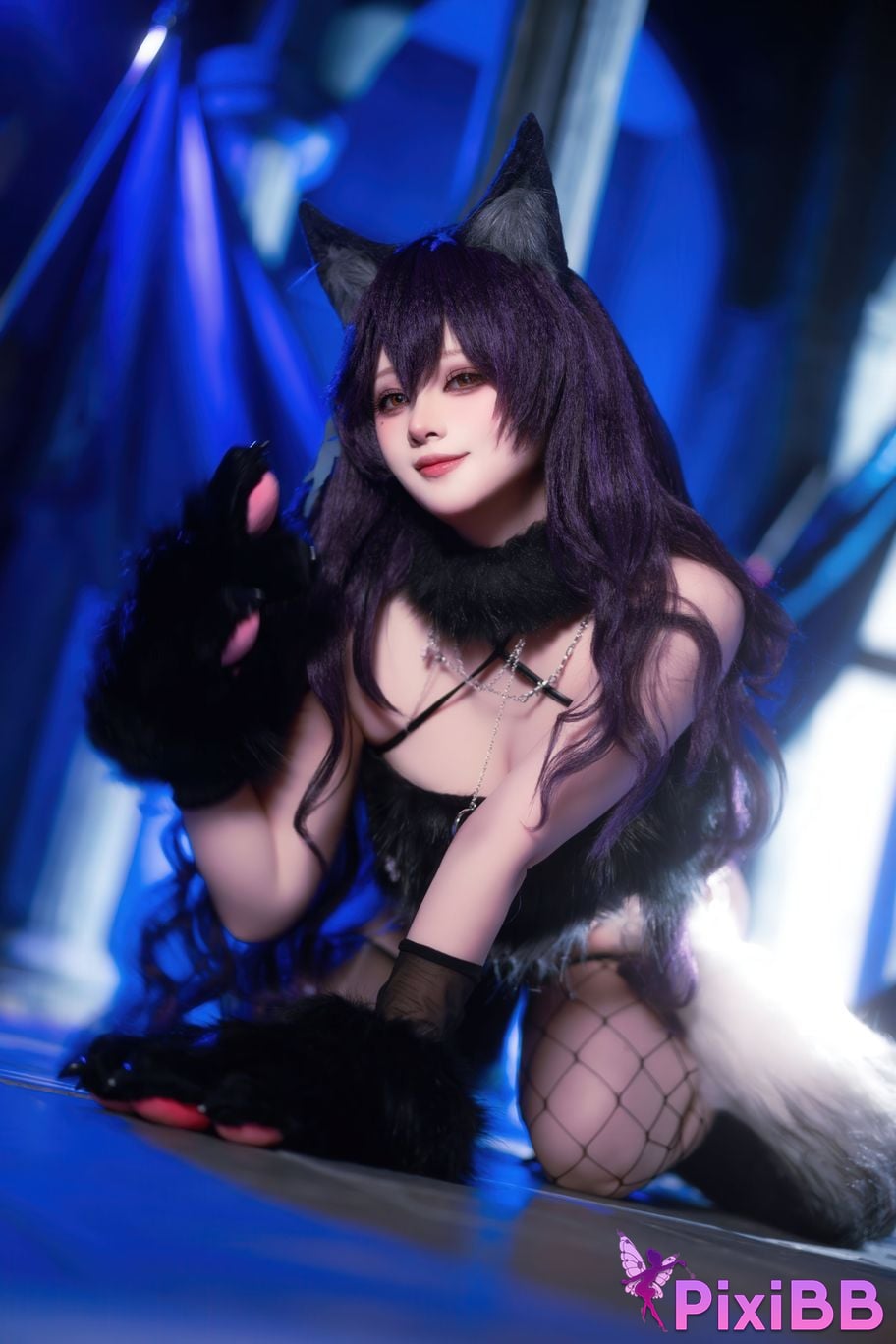 Cosplayer Island fish azur lane Atago werewolf PixiBB.COM 018