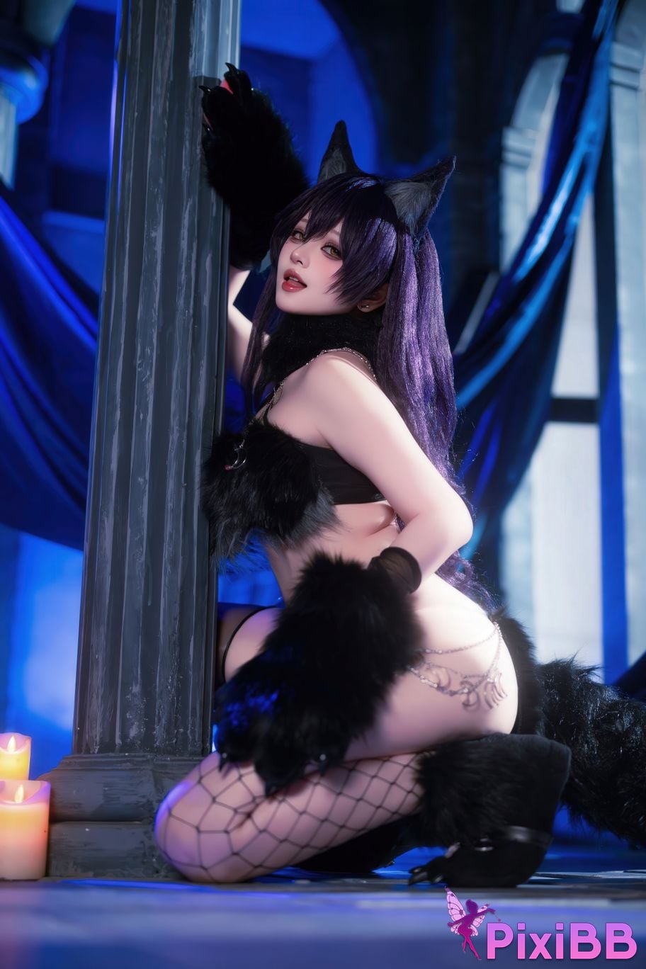 Cosplayer Island fish azur lane Atago werewolf PixiBB.COM 028