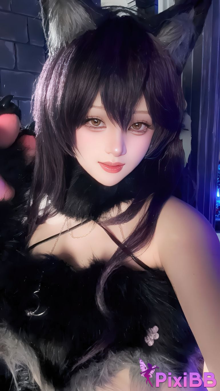 Cosplayer Island fish azur lane Atago werewolf PixiBB.COM 049