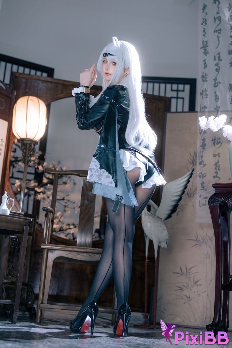 Cosplayer Island fish absolute zero Yixuan ink shadow PixiBB.COM 006