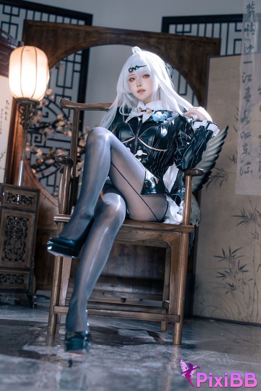 Cosplayer Island fish absolute zero Yixuan ink shadow PixiBB.COM 010