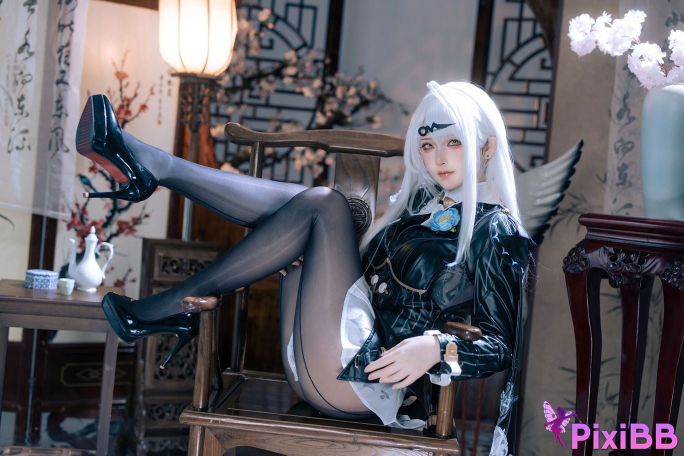 Cosplayer Island fish absolute zero Yixuan ink shadow PixiBB.COM 014