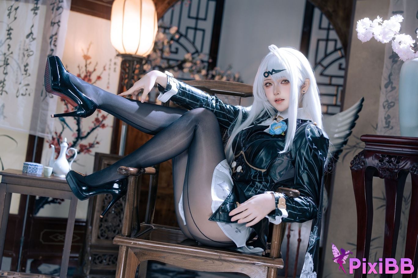 Cosplayer Island fish absolute zero Yixuan ink shadow PixiBB.COM 015