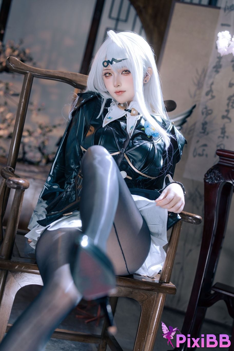 Cosplayer Island fish absolute zero Yixuan ink shadow PixiBB.COM 020