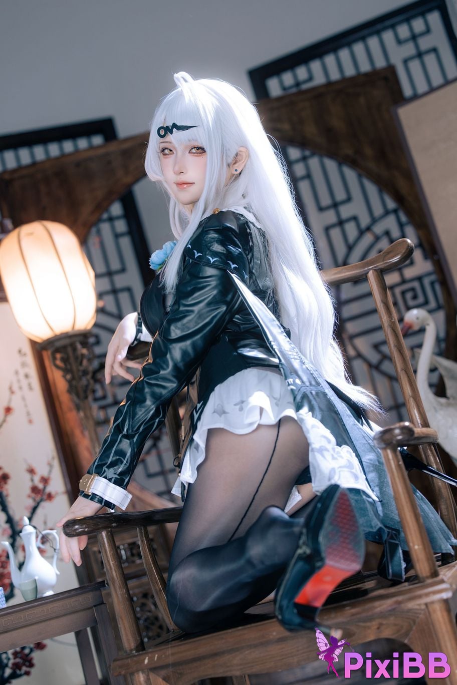Cosplayer Island fish absolute zero Yixuan ink shadow PixiBB.COM 027