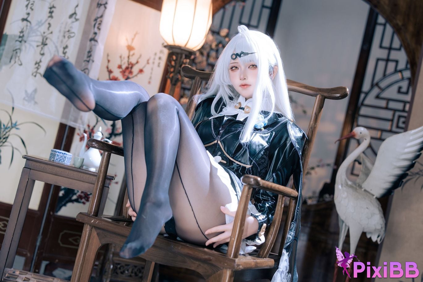 Cosplayer Island fish absolute zero Yixuan ink shadow PixiBB.COM 029