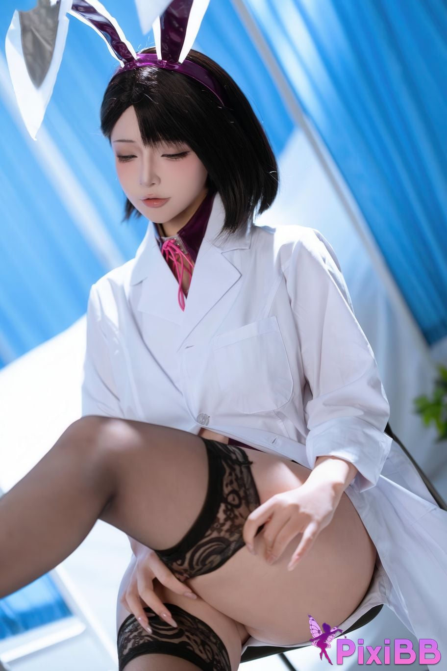 Cosplayer yuuhui Yuhui School doctors office PixiBB.COM 012