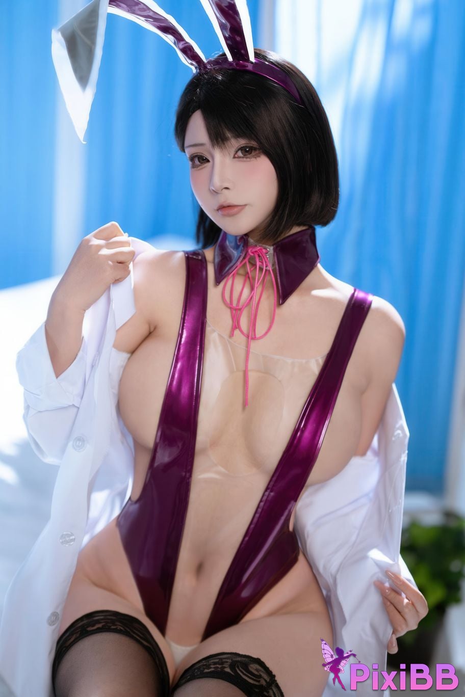 Cosplayer yuuhui Yuhui School doctors office PixiBB.COM 036