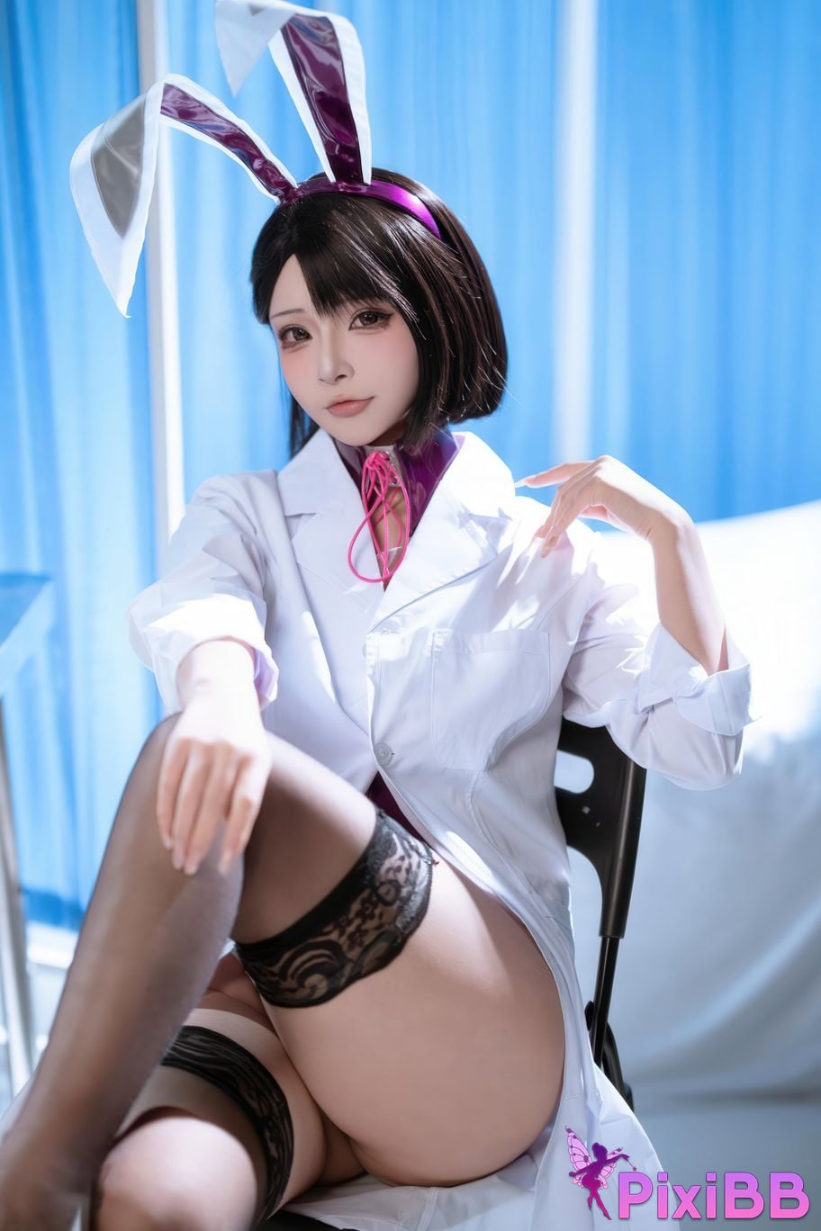 Cosplayer yuuhui Yuhui School doctors office PixiBB.COM 094
