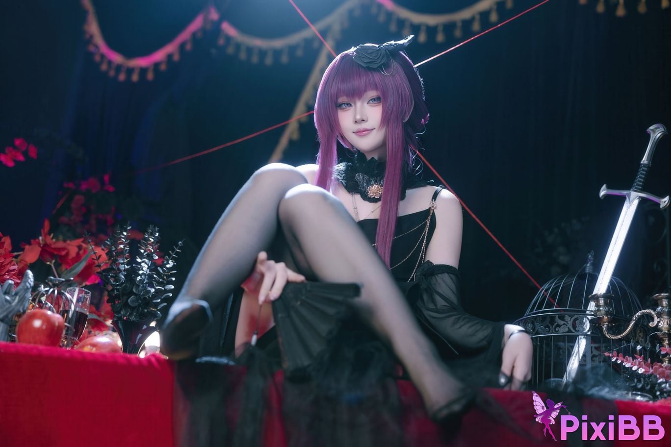 Cosplayer Island fish Collapse Star Dome Railway Kafka The night of the bound moon PixiBB.COM 028