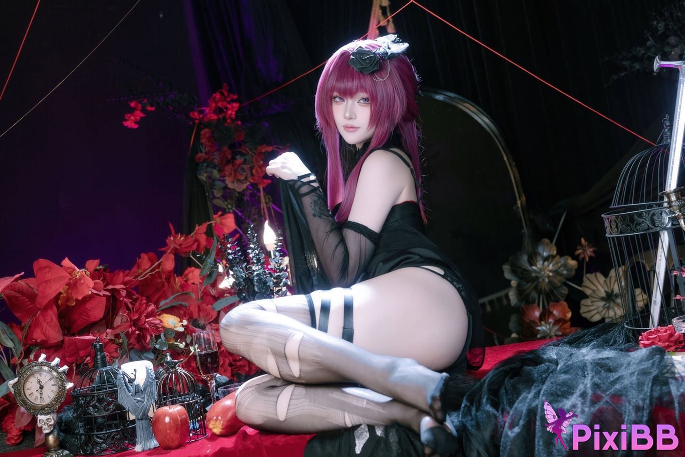 Cosplayer Island fish Collapse Star Dome Railway Kafka The night of the bound moon PixiBB.COM 034