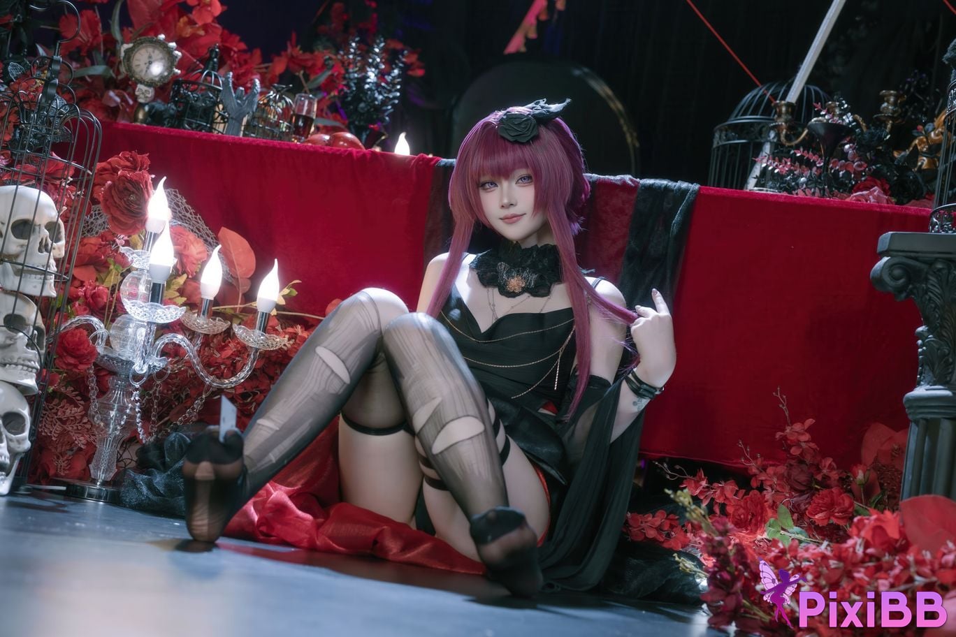 Cosplayer Island fish Collapse Star Dome Railway Kafka The night of the bound moon PixiBB.COM 043