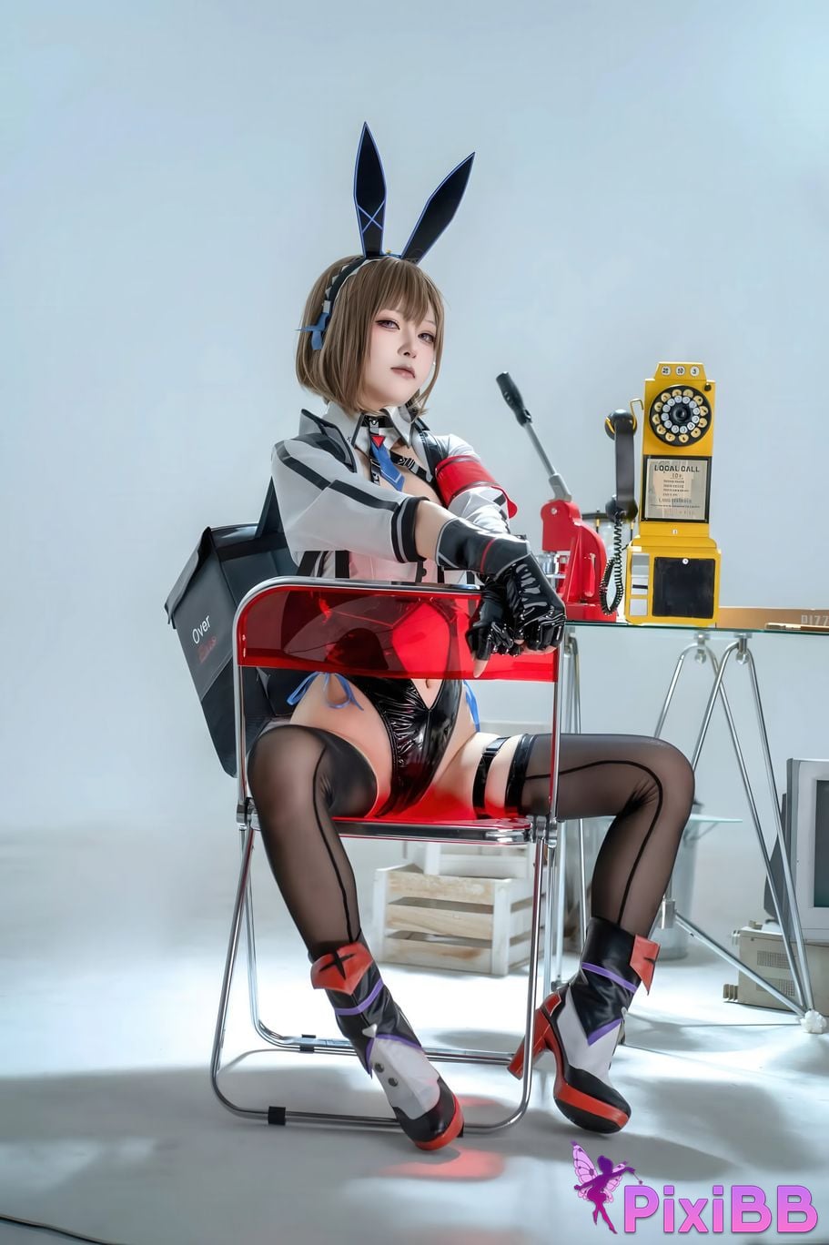 Cosplayer vector fish Takeaway bunny girl Xiaokui PixiBB.COM 005