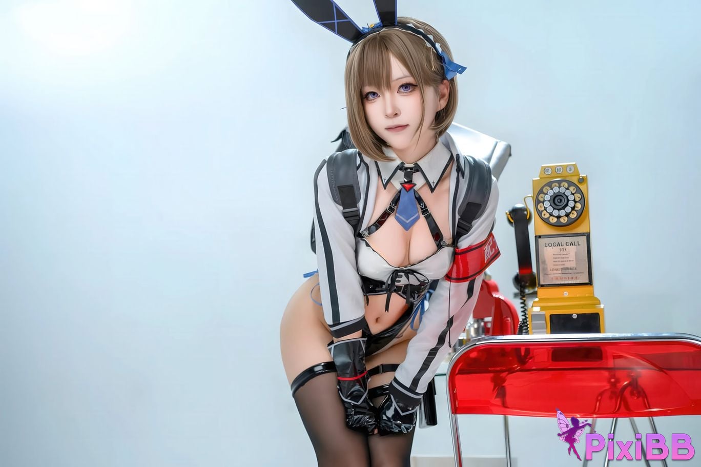 Cosplayer vector fish Takeaway bunny girl Xiaokui PixiBB.COM 006